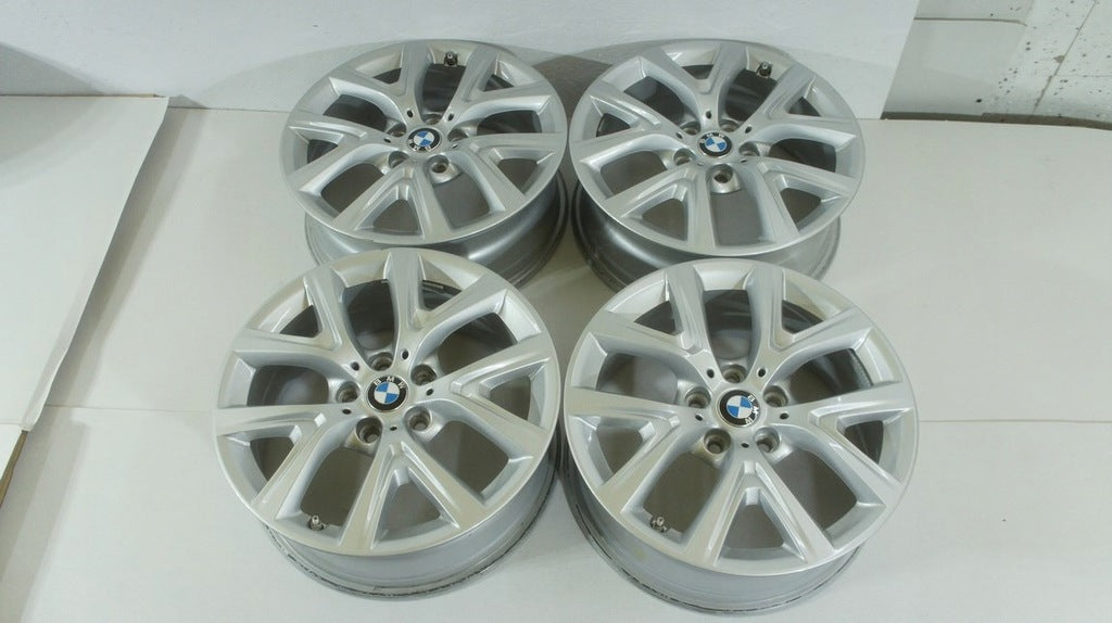 4x Alufelge 17 Zoll 6.5" 5x112 39ET Glanz Silber 6856076 BMW Rim Wheel FEL5745085621bx