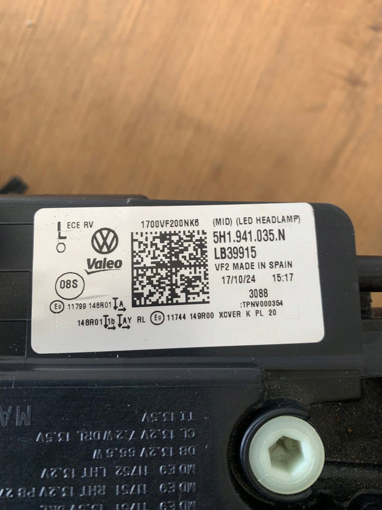 Frontscheinwerfer VW Golf VIII 5H1941035N Full LED Links Scheinwerfer Headlight SCH3467802141rh