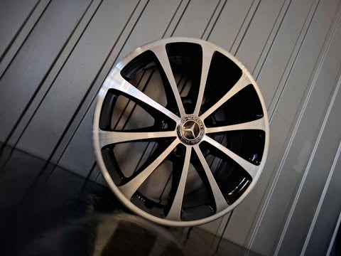 4x Alufelge 17 Zoll 6.5" 5x112 44ET Glanz Schwarz A1774010300 Mercedes-Benz Gla FEL2714201343wx