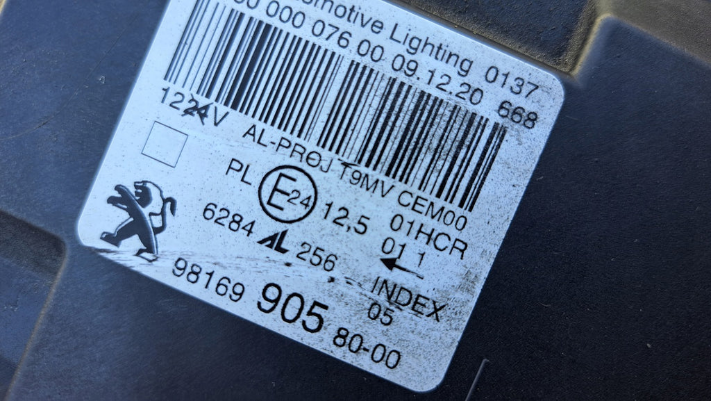 Frontscheinwerfer Peugeot 308 9816990580-00 LED Rechts Scheinwerfer Headlight SCH1792338810np