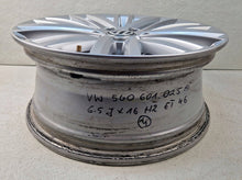 Laden Sie das Bild in den Galerie-Viewer, 1x Alufelge 16 Zoll 6.5" 5x112 46ET Glanz Silber 5G0601025AT VW Golf VII I FEL4988724548bd