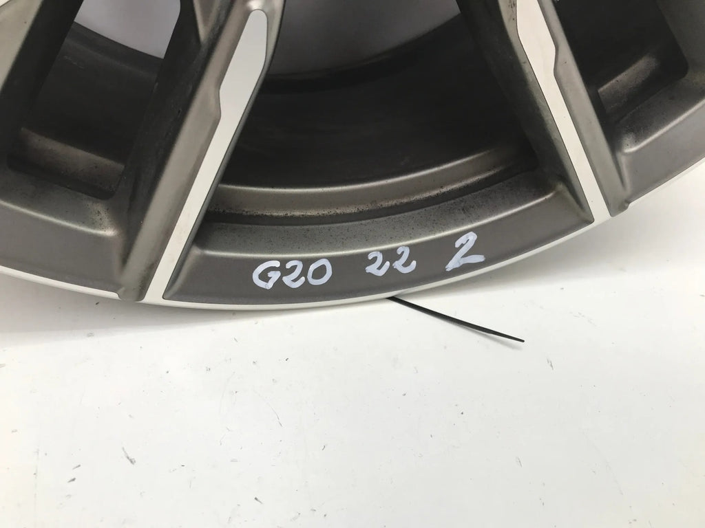 1x Alufelge 19 Zoll 8.0" 5x112 27ET Matt Grau 8089894 BMW 3 G21 G20 Rim Wheel FEL7979015105ow