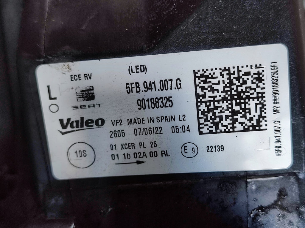 Frontscheinwerfer Seat Leon 55FB941007G Full LED Links Scheinwerfer Headlight