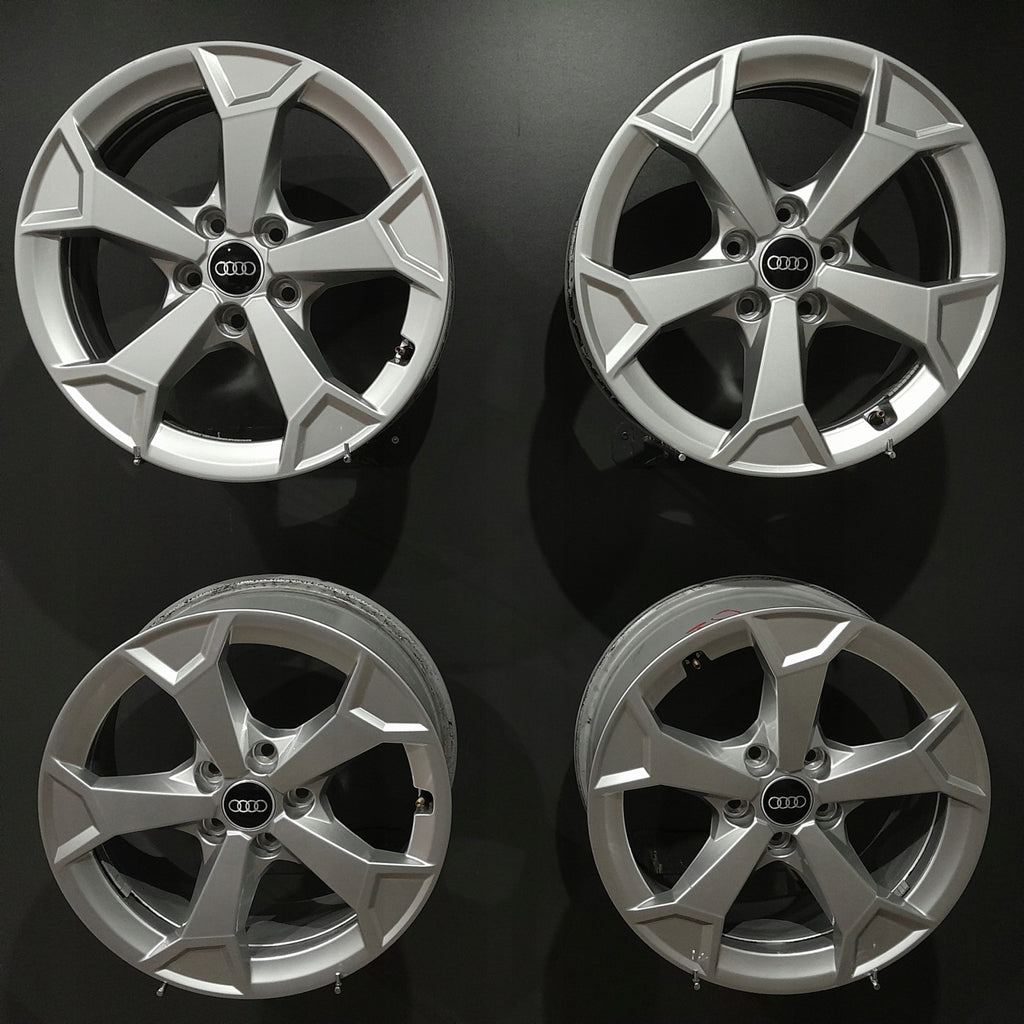 4x Alufelge 17 Zoll 6.5" 5x112 38ET Glanz Silber 83A071497 Audi Q3 Rim Wheel FEL6420729133te