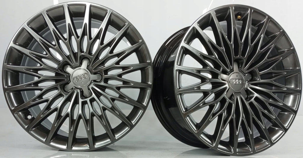 4x Alufelge 18 Zoll 8.0" 5x112 46ET Glanz Silber 8V0601025AE Audi A3 Rim Wheel FEL7769582790ri