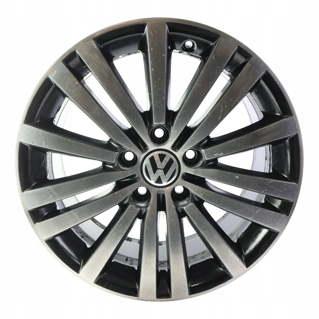 1x Alufelge 17 Zoll 7.5" 5x112 47ET Glanz Schwarz 3AA601025G VW Passat B7 FEL6749892553in