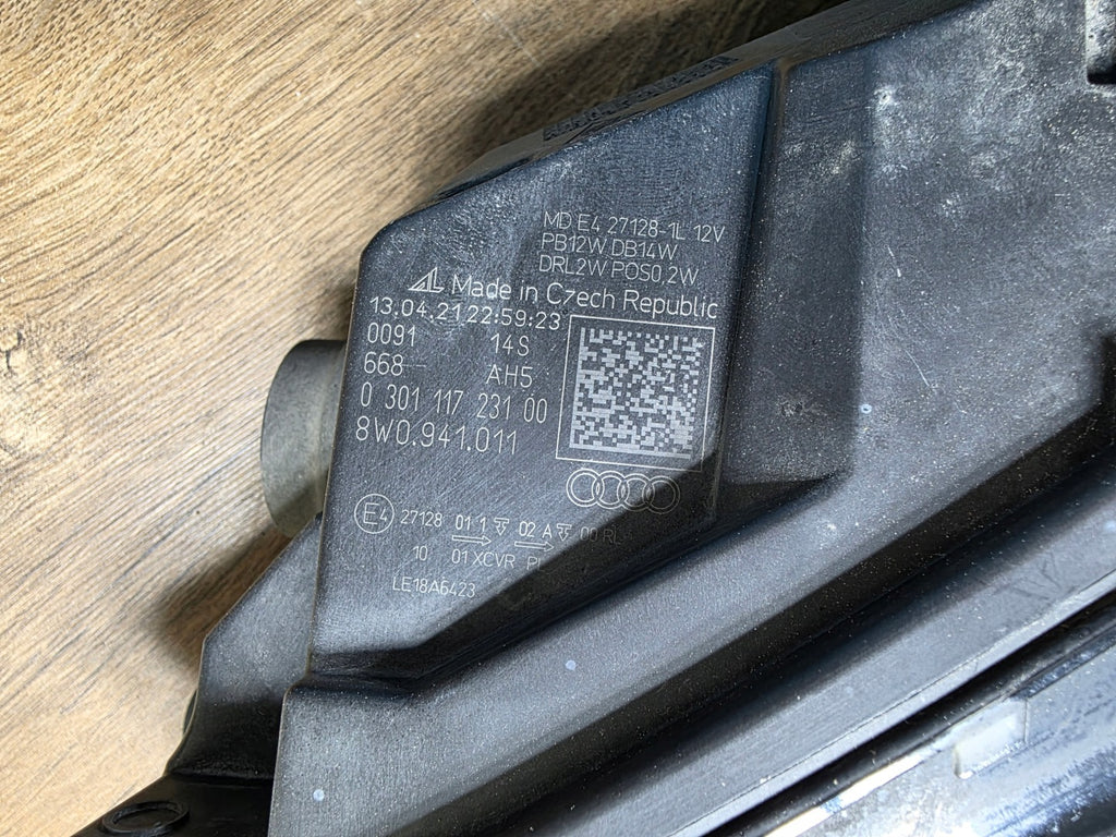Frontscheinwerfer Audi A4 B9 8W0941011 Links Scheinwerfer Headlight SCH2100701185yu