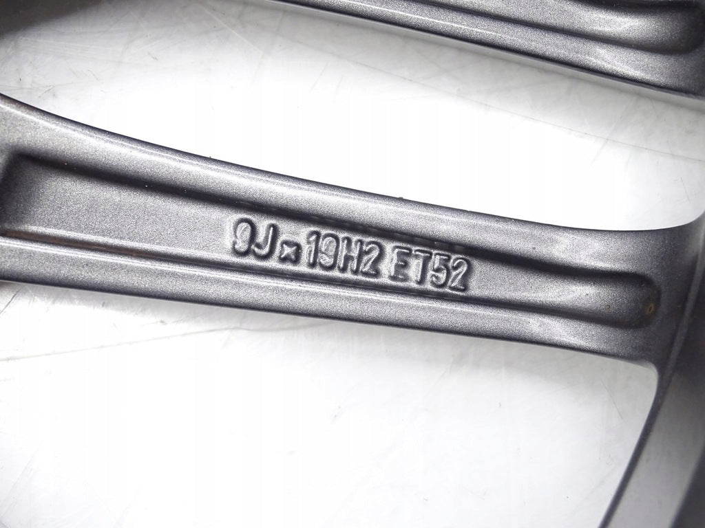 1x Alufelge 19 Zoll 9.0" 5x112 52ET Graphit 8J0601025AG Audi Tt Rim Wheel FEL2785906960qw