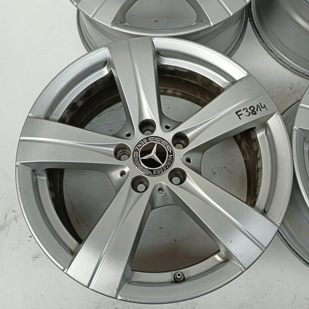 4x Alufelge 17 Zoll 7.0" 5x112 44 5ET Glanz Silber A2064017200 Mercedes-Benz FEL7827237742bh