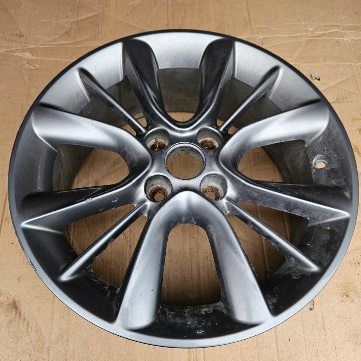 1x Alufelge 16 Zoll 6.5" 4x100 40ET Glanz Silber 13374019 Opel Corsa Rim Wheel FEL7756916663tv