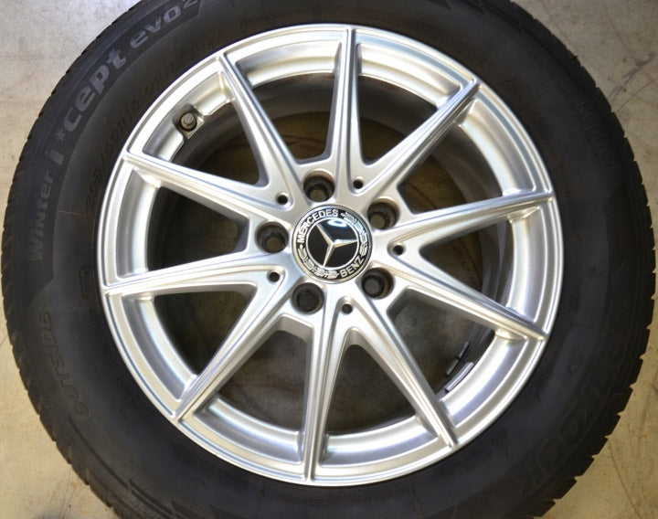 4x Alufelge 16 Zoll 6.5" 5x112 44ET Glanz Silber A1774011100 Mercedes-Benz W177 FEL6986794252fq