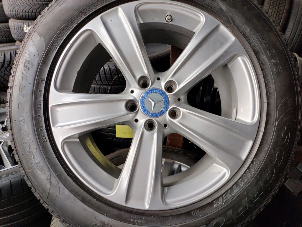4x Alufelge 18 Zoll 8.0" 5x112 38ET Glanz Silber A2534012100 Mercedes-Benz Glc FEL6404912878bt