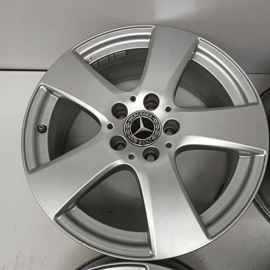 4x Alufelge 17 Zoll 7.0" 5x112 48ET A2054015500 Mercedes-Benz W205 W204 W245 FEL1909686133wy