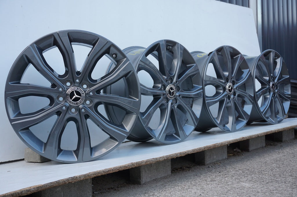 4x Alufelge 19 Zoll 8.0" 5x112 56ET Glanz Graphit A1664011500 Mercedes-Benz W166 FEL7367203493uw