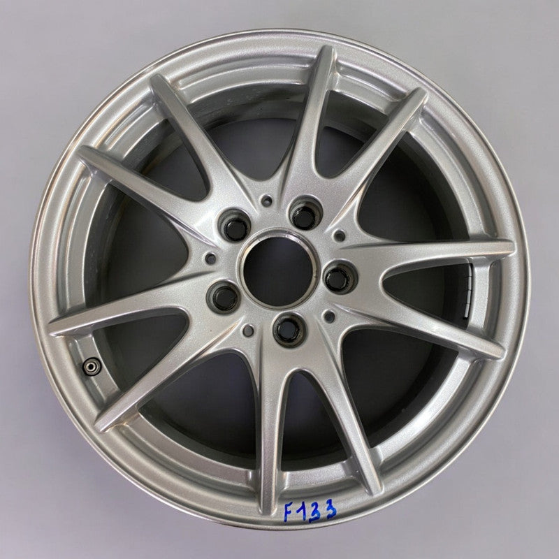 1x Alufelge 16 Zoll 6.5" 5x112 49ET Glanz Silber A2464011302 Mercedes-Benz W246