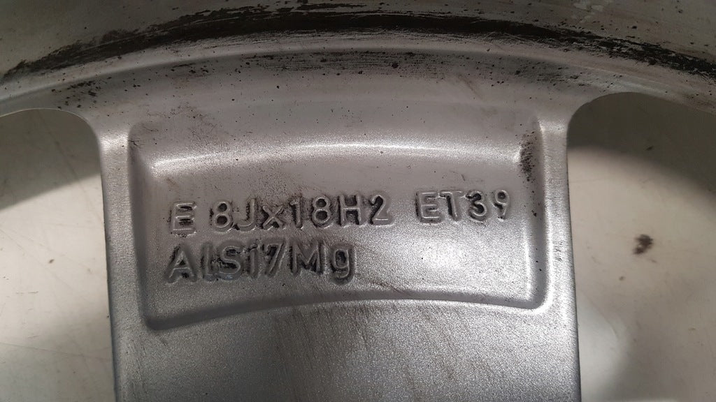 1x Alufelge 18 Zoll 8.0" 5x112 39ET Glanz Silber 4K0601025 Audi A6 C8 Rim Wheel FEL1968474218no