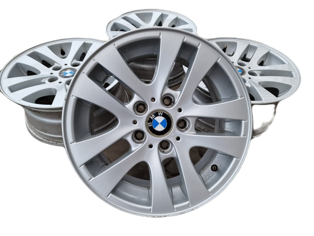 4x Alufelge 16 Zoll 7.0" 5x120 34ET Silber 6775595 BMW E91 E90 Insignia T5 FEL5009639802po