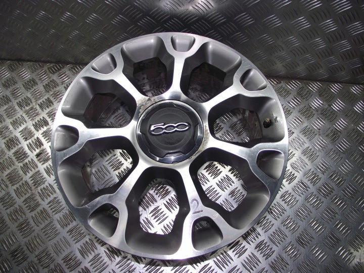 1x Alufelge 17 Zoll 7.0" 5x98 41ET Matt Schwarz 735579512 Fiat 1 500l Rim Wheel FEL1190536511gc