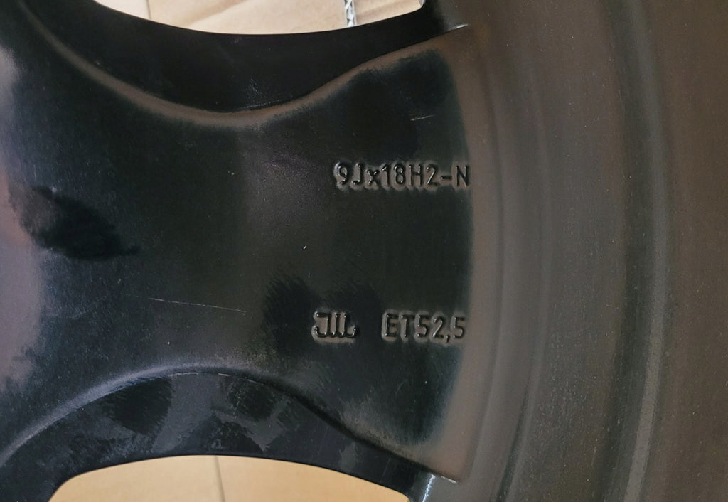 1x Alufelge 18 Zoll 9.0" 5x112 52 5ET Glanz Schwarz A2134015300 Mercedes-Benz FEL4249891108vw