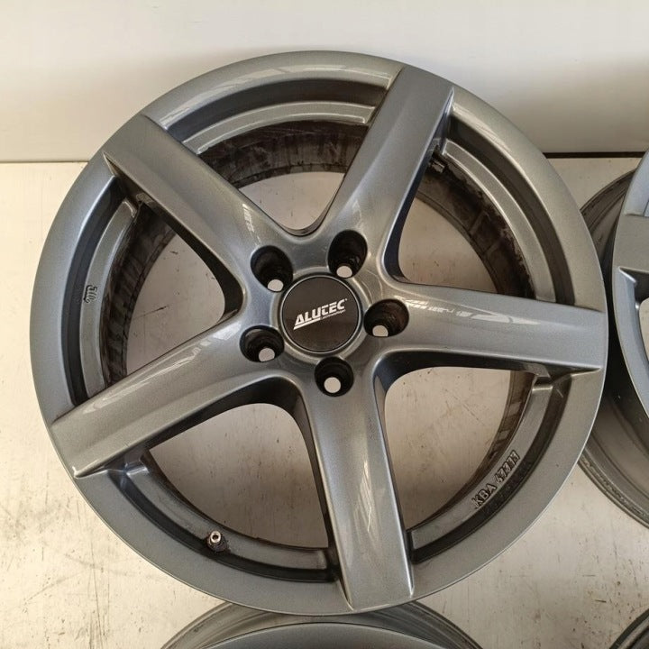 4x Alufelge 17 Zoll 7.5" 5x112 35ET Glanz Grau Audi I Rim Wheel FEL4559068719vm