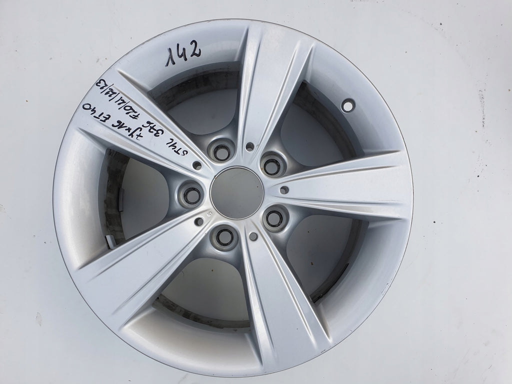 1x Alufelge 16 Zoll 7.0" 5x120 40ET BMW 1 F21 F20 Rim Wheel