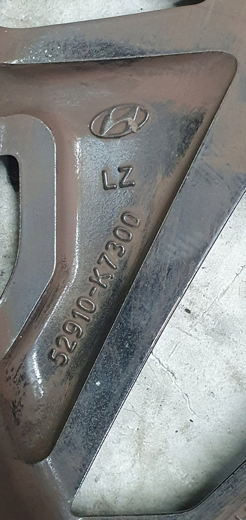 1x Alufelge 16 Zoll 6.5" 4x100 48ET 52910-K7300 Hyundai I10 III I20 Picanto FEL6912955016si