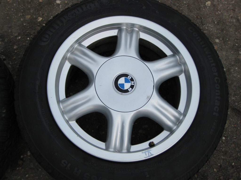 4x Alufelge 15 Zoll 7.0" 5x120 47ET KBA42184 BMW E36 Rim Wheel FEL9601361379mw