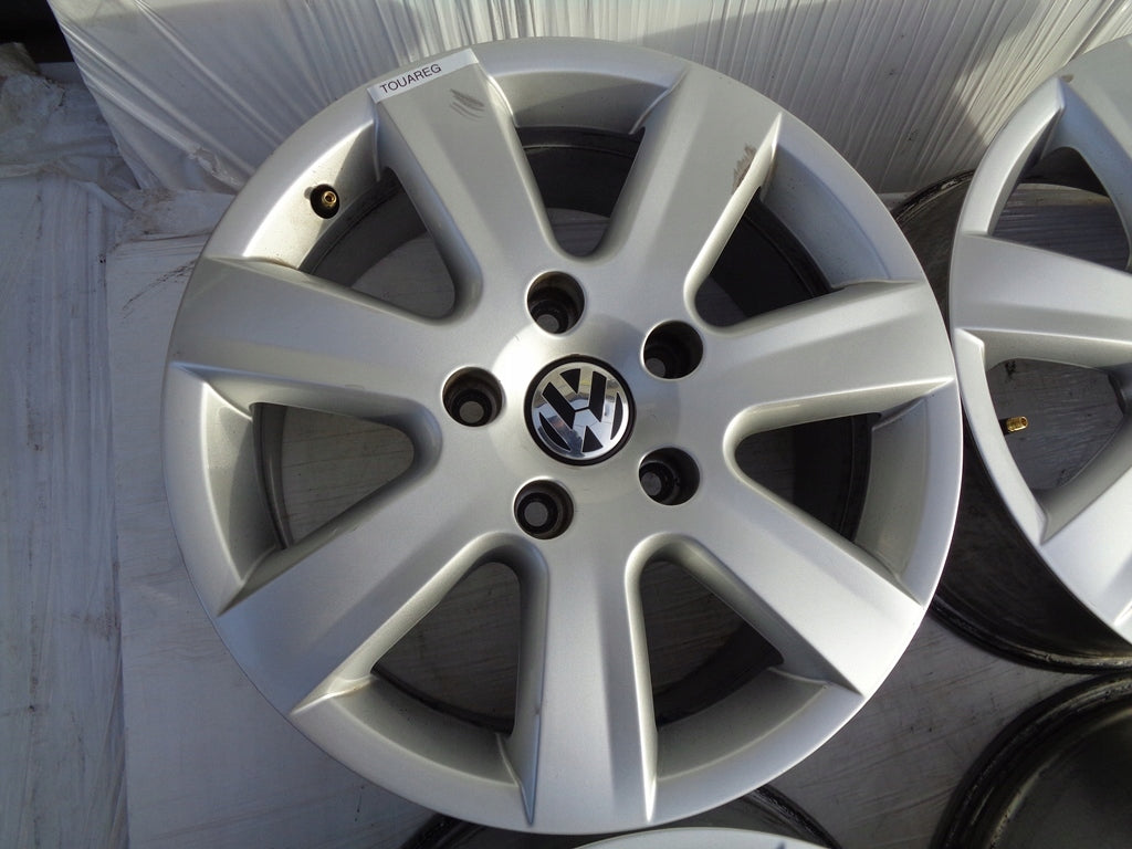 4x Alufelge 17 Zoll 7.5" 5x130 50ET Glanz Silber 7P6601025 Audi Q7 Touareg FEL2766151583pl