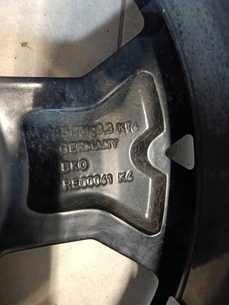 1x Alufelge 17 Zoll 6.5" 5x114.3 50ET Glanz Schwarz 403005180R 403004311R Dacia FEL7331131304ah