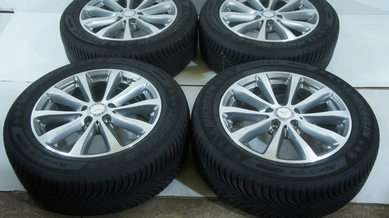 4x Alufelge 17 Zoll 7.5" 5x112 40ET Glanz Silber A2134011300 Mercedes-Benz Mg FEL8389892794kx