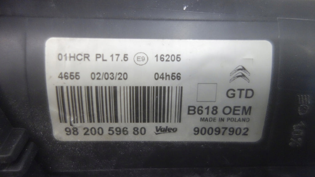 Frontscheinwerfer Citroën C3 III 9820059680 Links Scheinwerfer Headlight