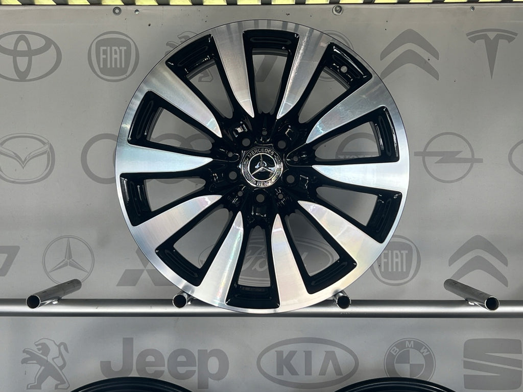 4x Alufelge 19 Zoll 8.0" 5x112 38ET Glanz Schwarz A2534010900 Mercedes-Benz Vito FEL6654722362ay