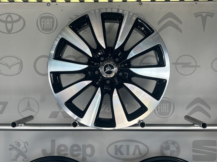 4x Alufelge 19 Zoll 8.0" 5x112 38ET Glanz Schwarz A2534010900 Mercedes-Benz Vito FEL6654722362ay