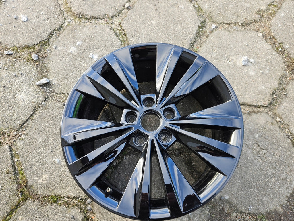 1x Alufelge 17 Zoll 7.5" 5x112 49ET Glanz Silber 3T0601025S Skoda Rim Wheel FEL5203839218jf