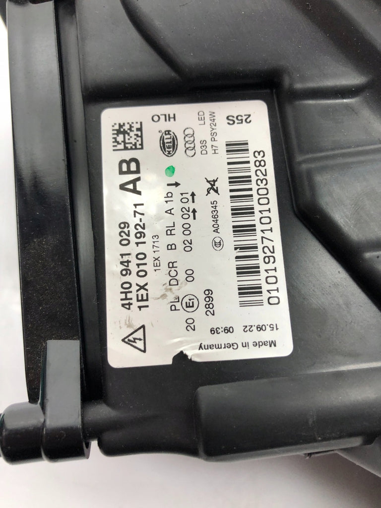 Frontscheinwerfer Audi A8 4H0941029 Xenon Links Scheinwerfer Headlight SCH9725485944oy