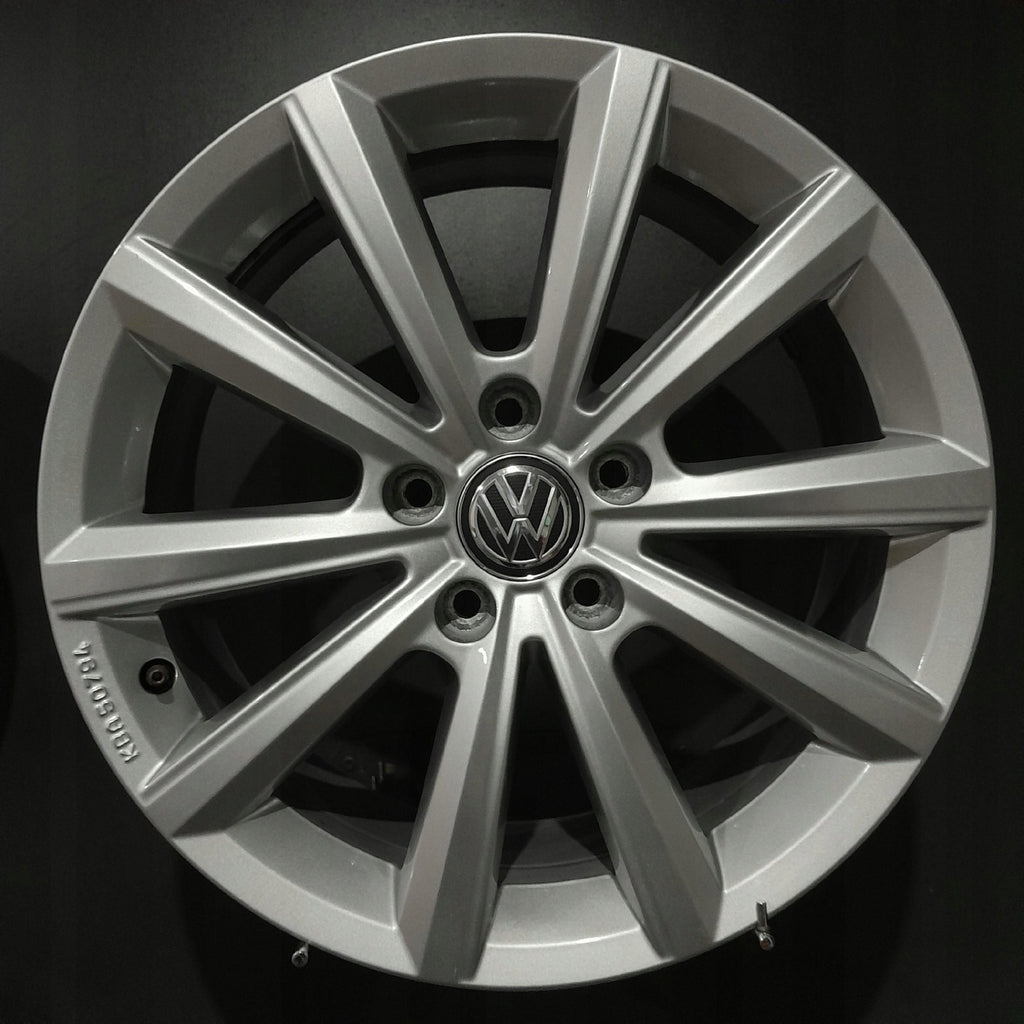 1x Alufelge 17 Zoll 7.0" 5x112 45ET Glanz Silber 2GA601025M- VW T-Roc Rim Wheel FEL2361153026qo