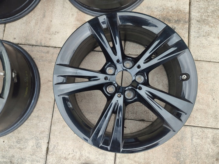 4x Alufelge 17 Zoll 7.5" 5x112 Schwarz BMW F39 X1 F48 Rim Wheel FEL8087745572zu