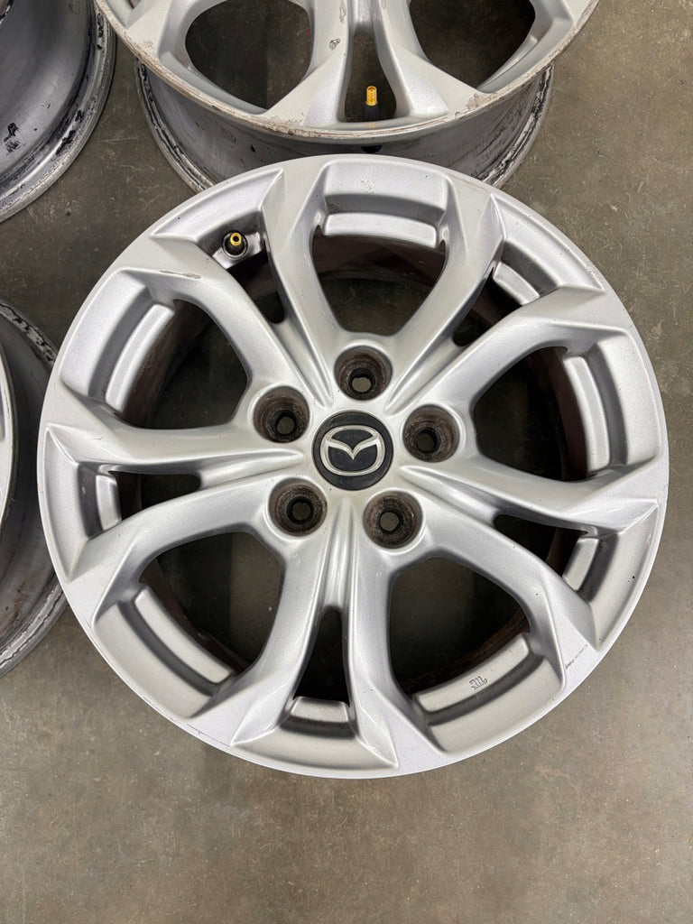 4x Alufelge 16 Zoll 6.5" 5x114.3 50ET Matt Silber 9965F36560 Mazda Cx-3 FEL2207914388dc