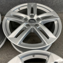 Laden Sie das Bild in den Galerie-Viewer, 4x Alufelge 17 Zoll 7.5" 5x112 38ET Glanz Schwarz 8W0601025K Audi A4 Rim Wheel FEL4905245058kn