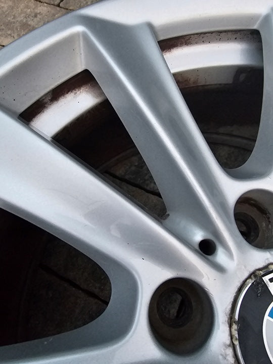 4x Alufelge 17 Zoll 8.0" 5x120 30ET Glanz Silber 6780720 BMW F11 F10 Rim Wheel FEL2364223136lz