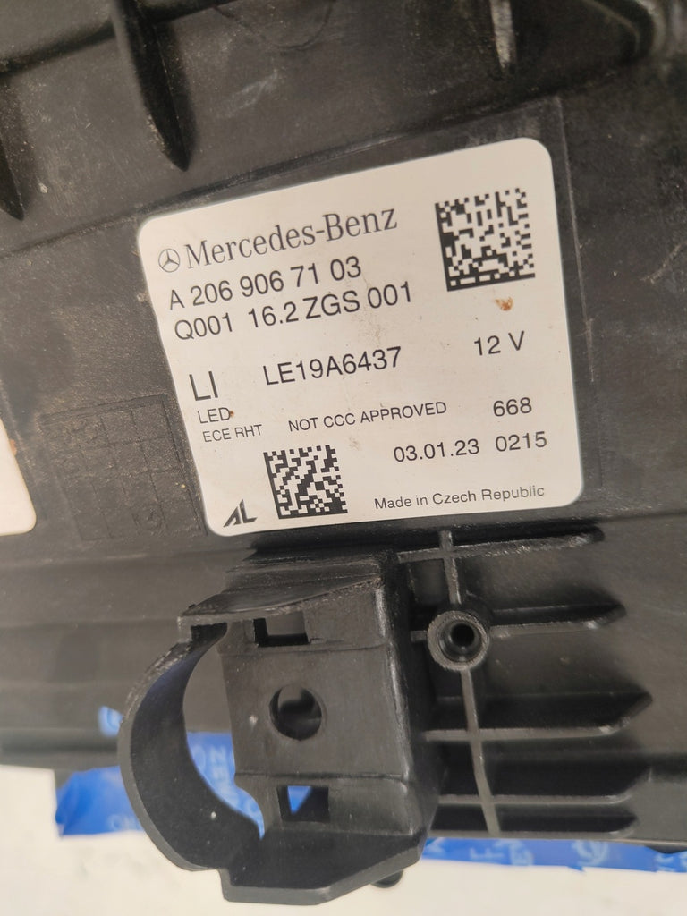 Frontscheinwerfer Mercedes-Benz W206 Xc90 32404714 A206907103 Full LED Rechts SCH5498085528pr