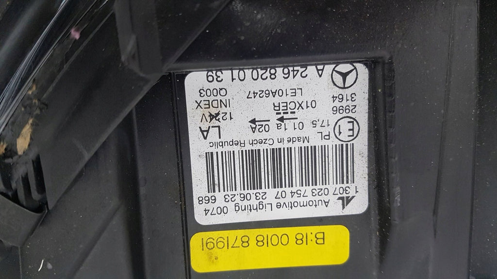 Frontscheinwerfer Mercedes-Benz W246 A2468200139 Xenon Links Headlight SCH6865926224iz