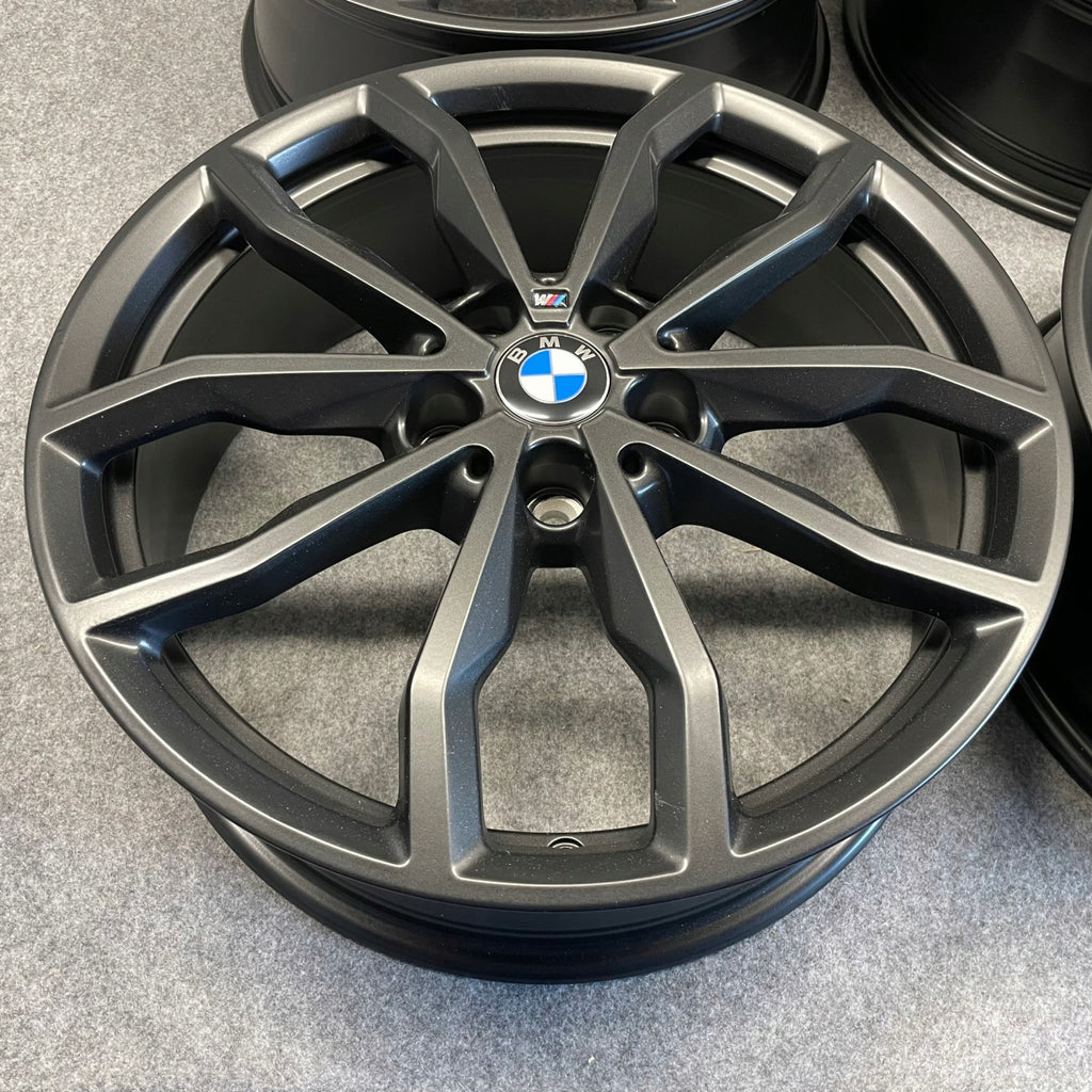 4x Alufelge 18 Zoll 6.5" 5x112 41ET Glanz Grau 6877550 BMW F39 X1 F48 Rim Wheel FEL1588261875gj