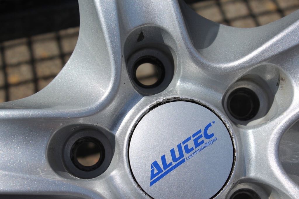 4x Alufelge 16 Zoll 6.5" 5x108 50ET Glanz Silber KBA48069 Rim Wheel FEL5214544318bt