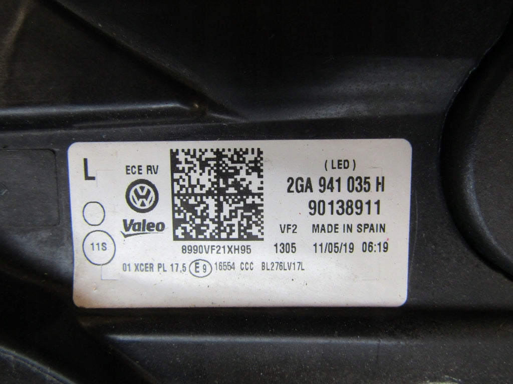 Frontscheinwerfer VW T-Roc T Roc 2GA941035 LED Links Scheinwerfer Headlight SCH1125357330du