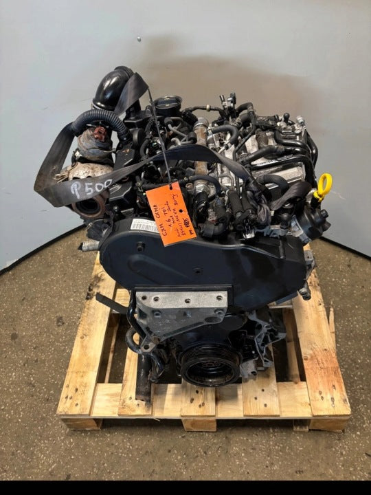 Motor Audi I 04L100034M 04L100090HX 1.6 TDI 115PS 85kW 80TKm Diesel Komplett MOT1220339722xu