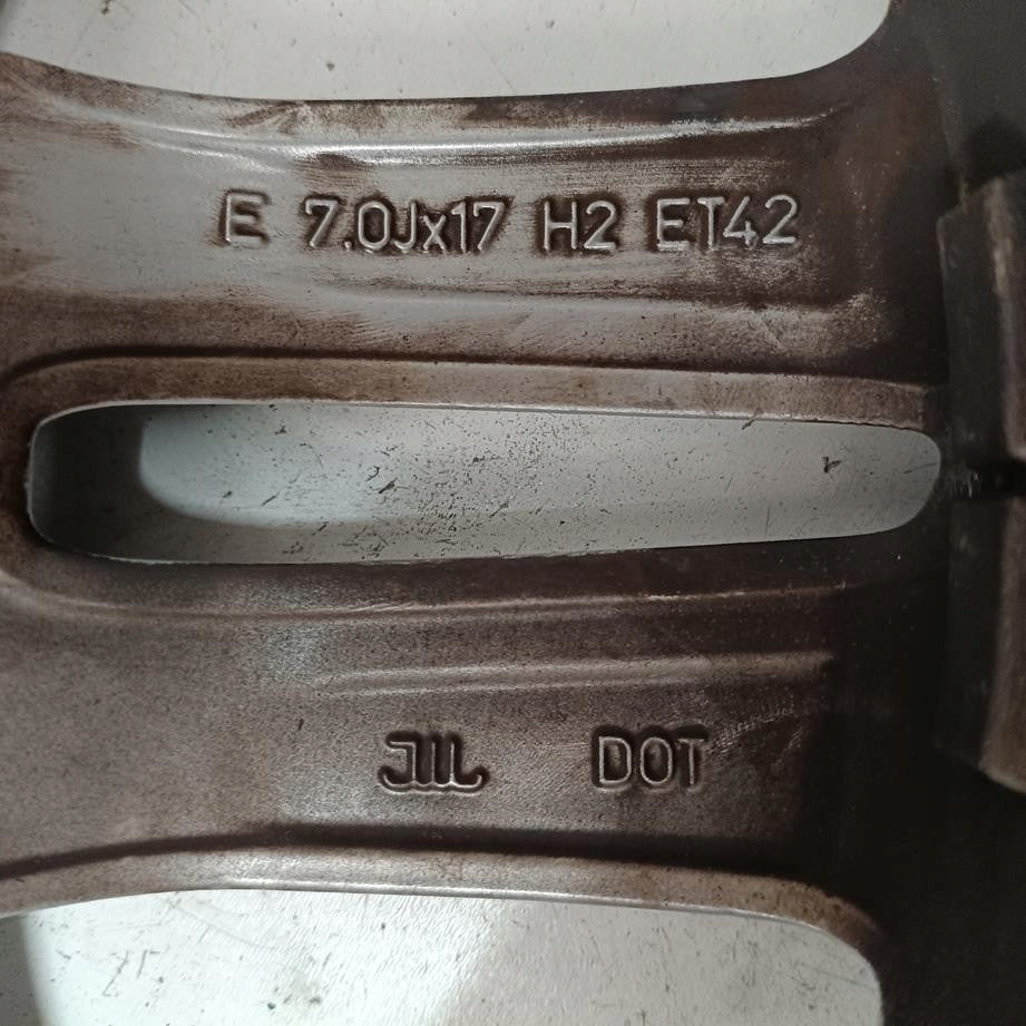 4x Alufelge 17 Zoll 7.0" 5x112 42ET Glanz Silber 8W0601025P Audi A4 B9 Rim Wheel FEL5473464662hl
