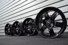 Laden Sie das Bild in den Galerie-Viewer, 4x Alufelge 17 Zoll 7.5" 5x112 28ET Glanz Schwarz Audi A4 B6 B7 Rim Wheel FEL4110679325ve