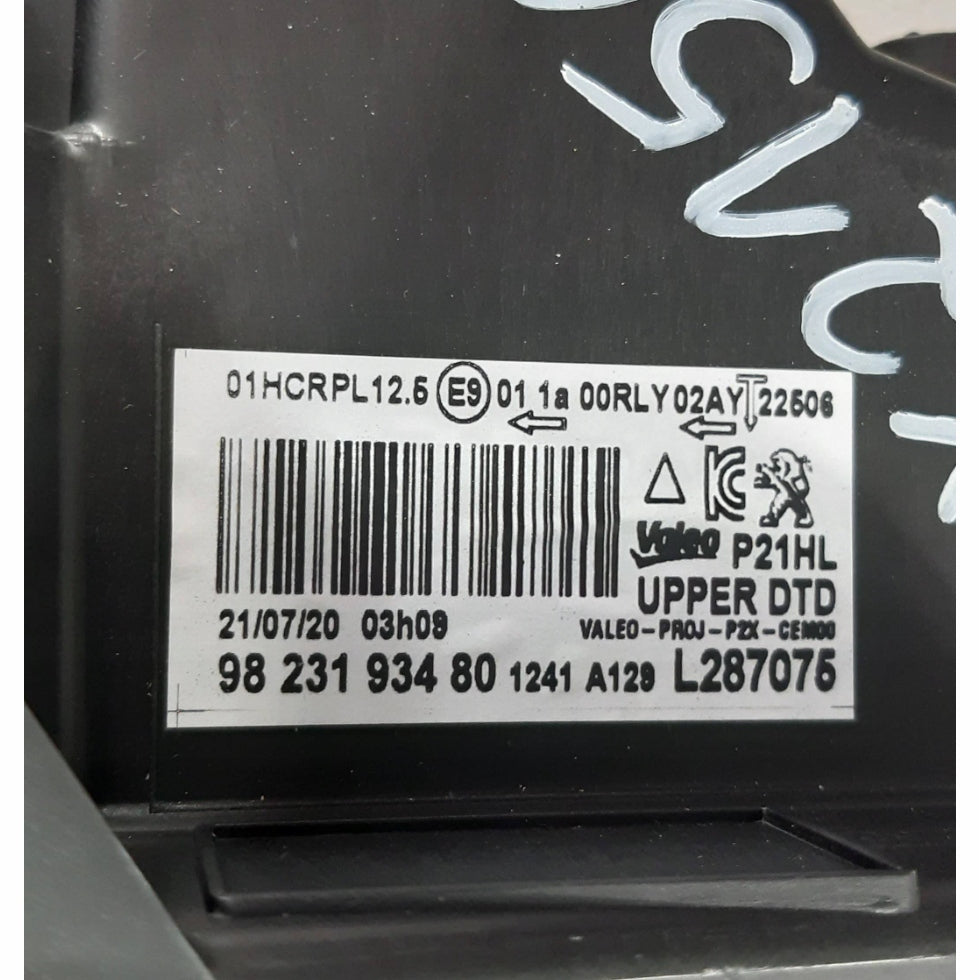 Frontscheinwerfer Peugeot 208 9823194180 9823193480 L287074 Full LED Ein Satz SCH1419646814dc