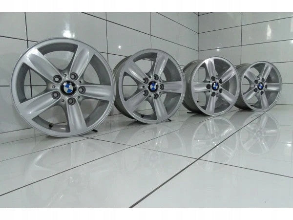 4x Alufelge 16 Zoll 7.0" 5x120 44ET Silber 6775619 BMW 1 E88 E46 E93 E92 E82 FEL2565096599qf